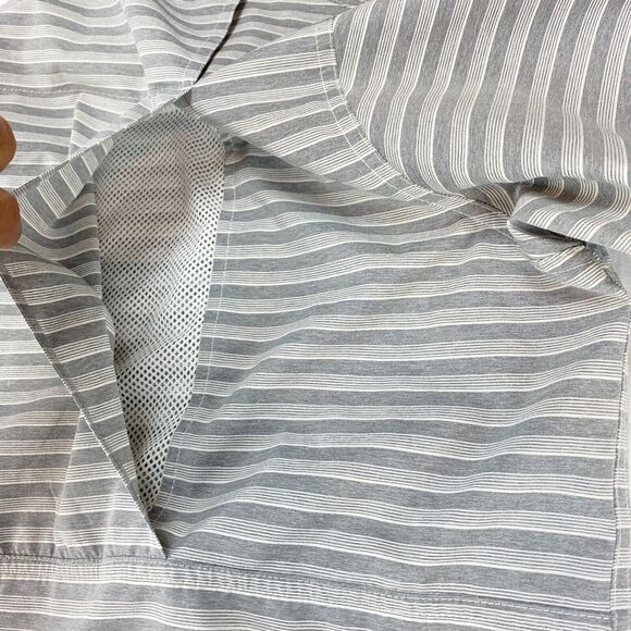 Columbia Shirt MensTall 2X Gray Twisted Creek Omni Shade Collared Button Down - Picture 13 of 14